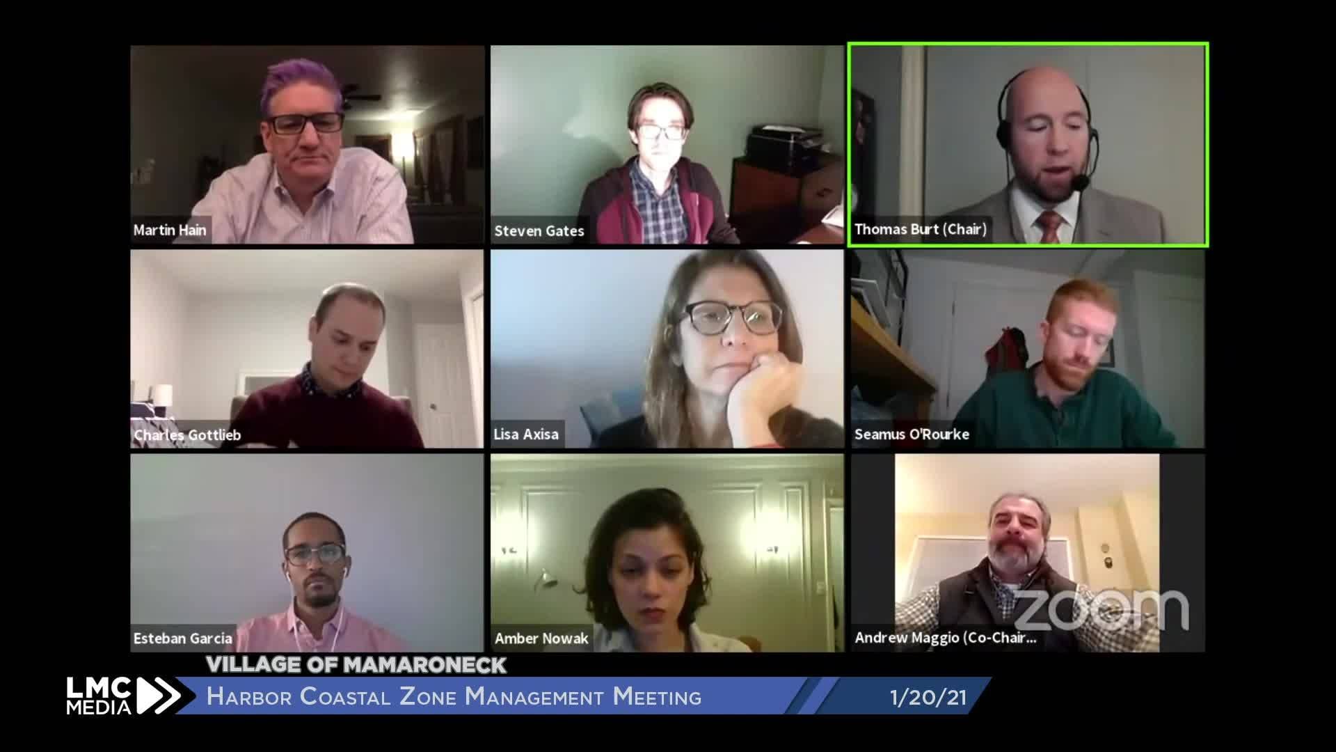 Village of Mamaroneck Harbor Coastal Zone Management 1/20/21 LMC Media