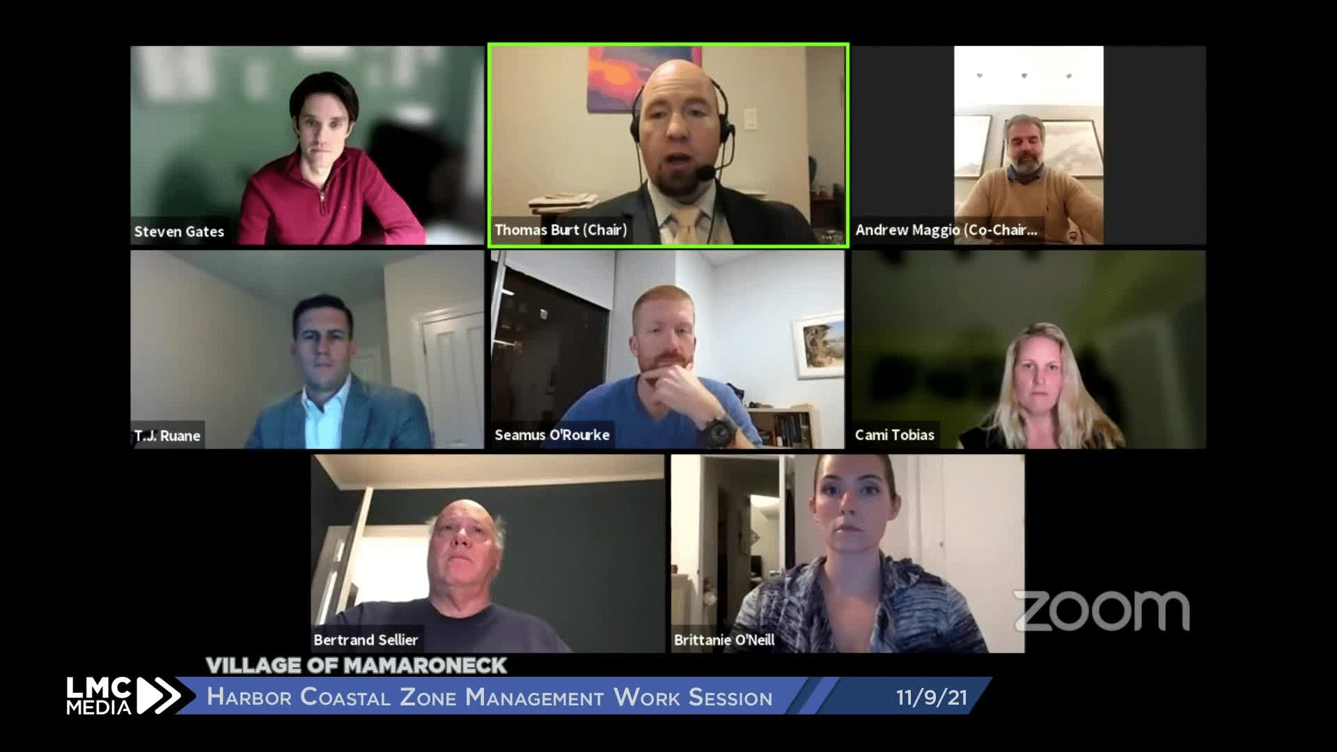 Village of Mamaroneck Harbor Coastal Zone Management Work Session 11/9