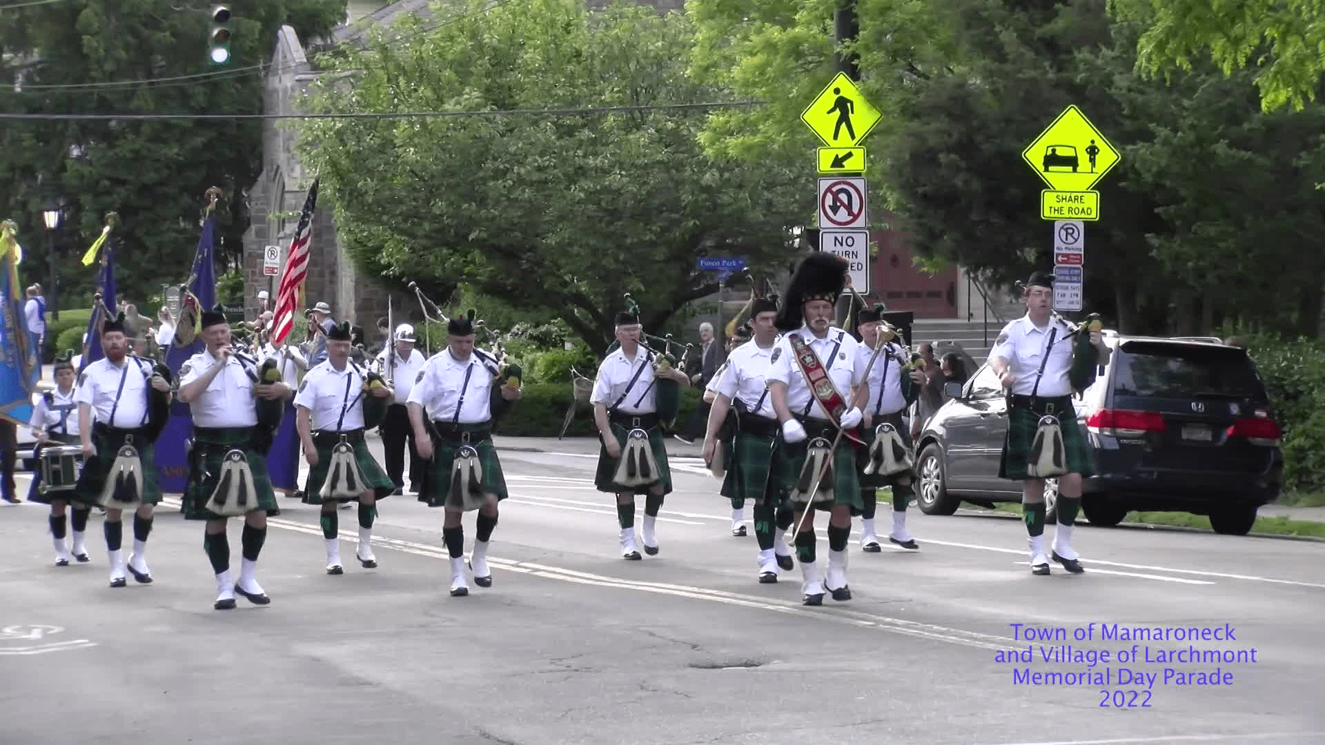 Town of Mamaroneck/Village of Larchmont Memorial Day Parade 2022 LMC