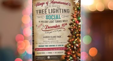 Village of Mamaroneck Tree Lighting 2022 Flier. December 10 at 6pm